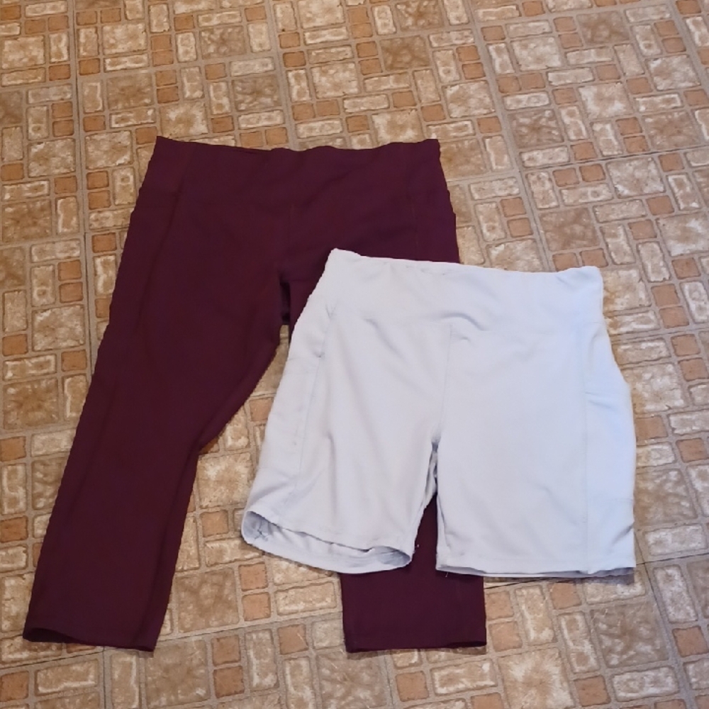 Series 8 Workout Shorts Avia Leggings Size Xlarge